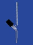 Burette needle-valve stopcock, straight