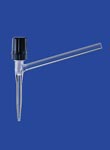 Burette needle-valve stopcock, lateral