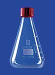 Erlenmeyer flasks with DIN thread