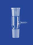 Delivery adapters, straight, with suction tube