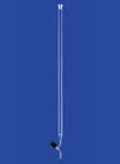 Chromatographic columns with frit and NS socket with needle-valve stopcock