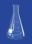  Erlenmeyer flasks, narrow neck